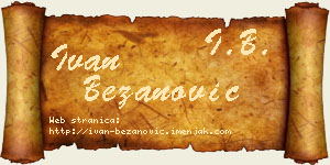 Ivan Bežanović vizit kartica